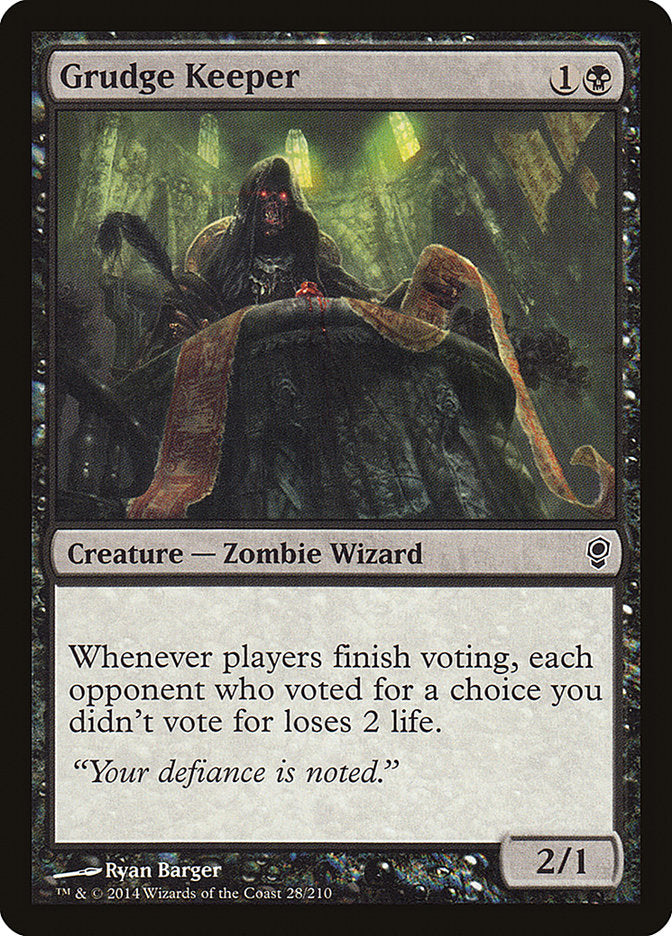Grudge Keeper 28 (Conspiracy)  - Foil | Good Games Adelaide SA