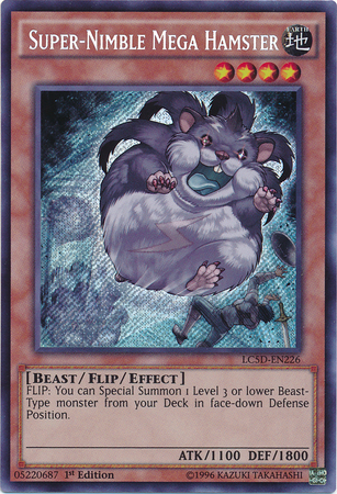 Super-Nimble Mega Hamster [LC5D-EN226] Secret Rare | Good Games Adelaide SA