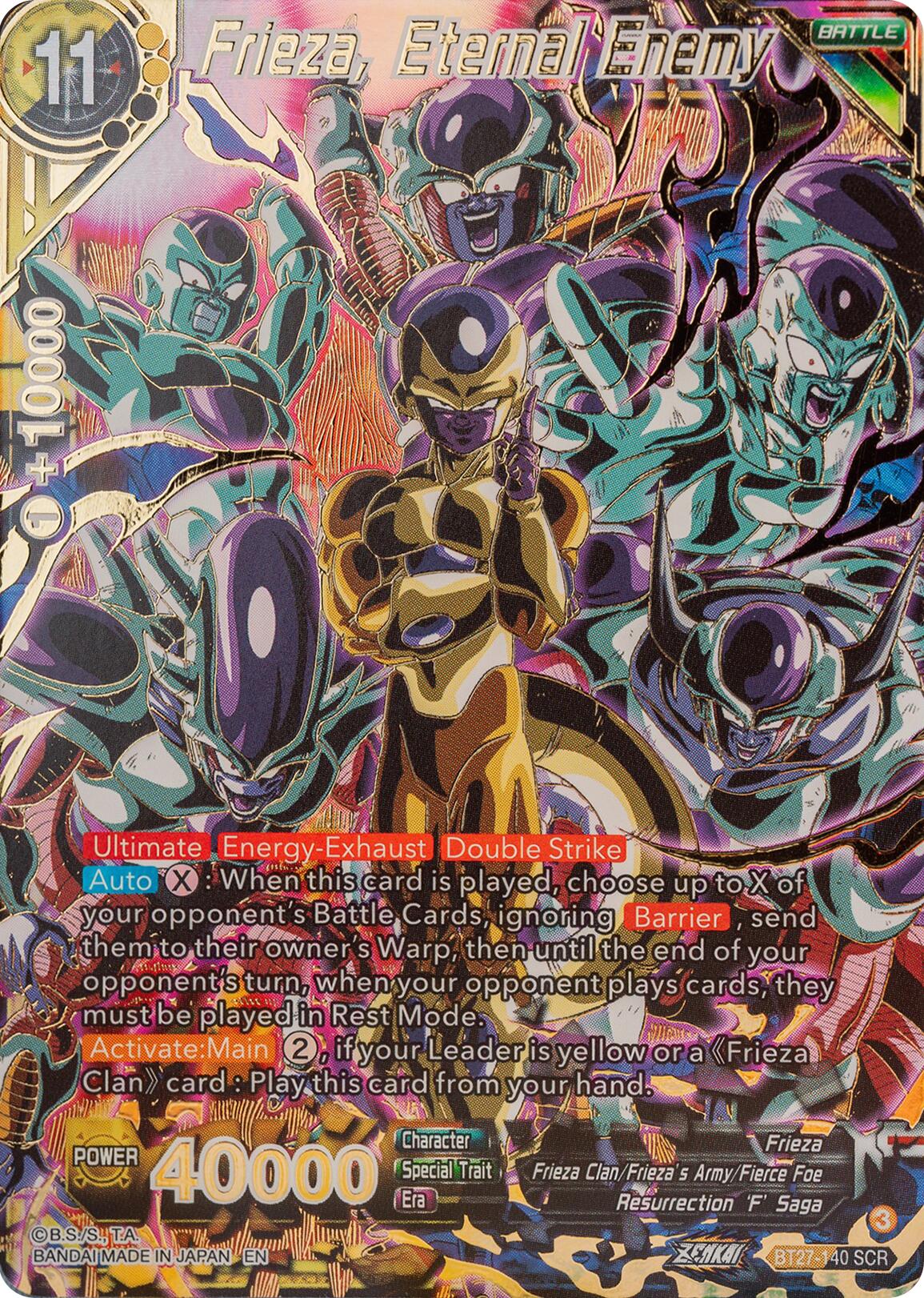 Frieza, Eternal Enemy (BT27-140) [History of Z] | Good Games Adelaide SA