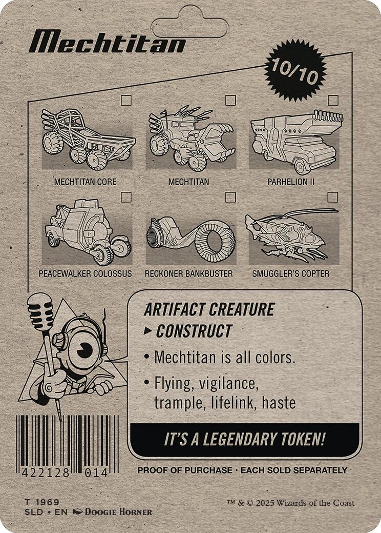 Mechtitan Token [Secret Lair Drop Series] | Good Games Adelaide SA