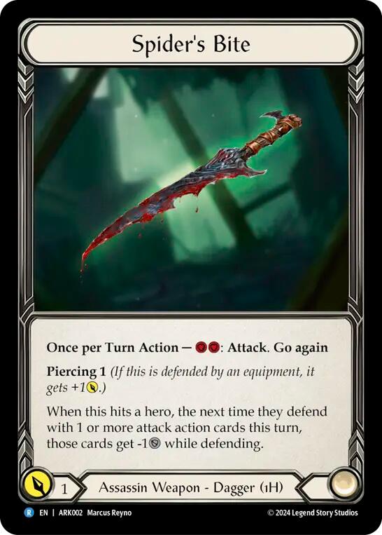 Spider's Bite [ARK002] (The Hunted Arakni Blitz Deck) | Good Games Adelaide SA