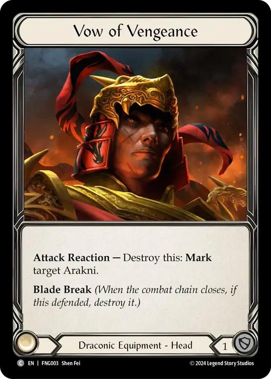 Vow of Vengeance [FNG003] (The Hunted Fang Blitz Deck) | Good Games Adelaide SA