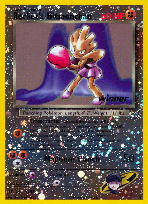 Rocket's Hitmonchan (9) (Winner) [Best of Promos] | Good Games Adelaide SA