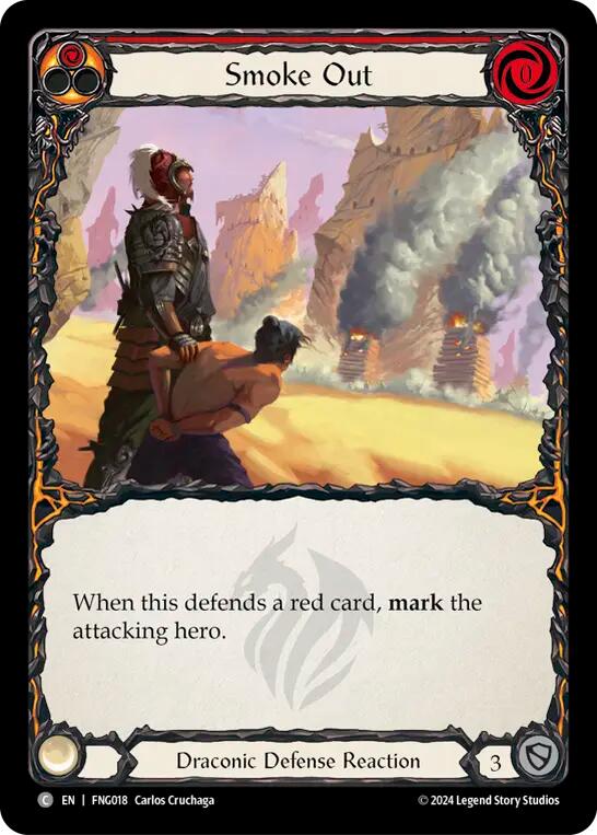 Smoke Out (Red) [FNG018] (The Hunted Fang Blitz Deck) | Good Games Adelaide SA