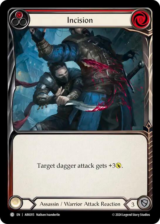 Incision (Red) [ARK015] (The Hunted Arakni Blitz Deck) | Good Games Adelaide SA