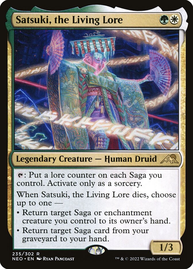 Satsuki, the Living Lore 235 (Kamigawa: Neon Dynasty)  | Good Games Adelaide SA