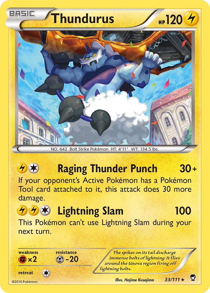 Thundurus (33/111) [XY: Furious Fists] | Good Games Adelaide SA