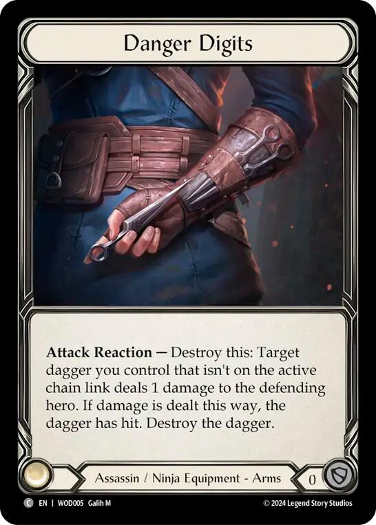 Danger Digits [WOD005] (The Hunted Arakni, Web of Deceit Blitz Deck) | Good Games Adelaide SA