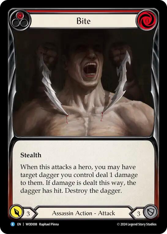 Bite (Red) [WOD008] (The Hunted Arakni, Web of Deceit Blitz Deck) | Good Games Adelaide SA