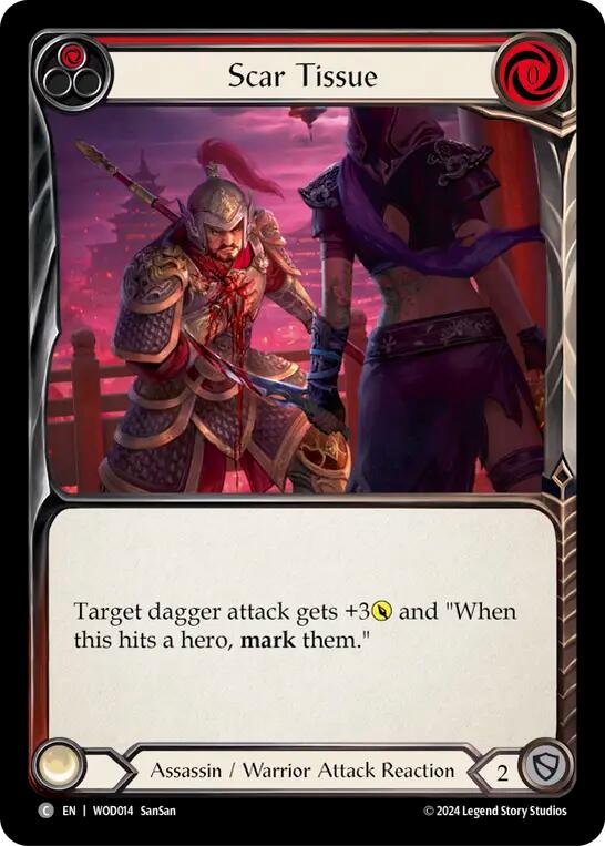 Scar Tissue (Red) [WOD014] (The Hunted Arakni, Web of Deceit Blitz Deck) | Good Games Adelaide SA