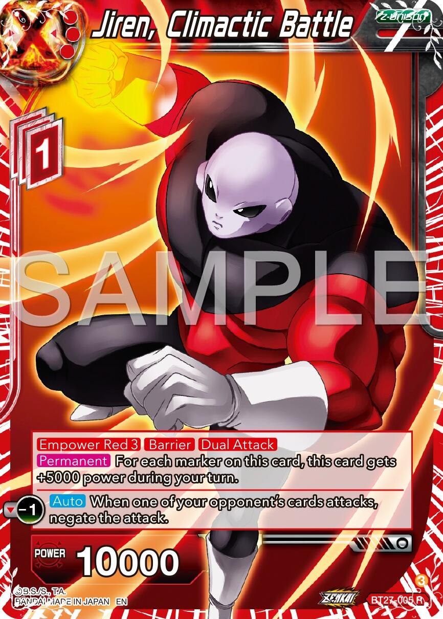 Jiren, Climactic Battle (BT27-005) [History of Z] | Good Games Adelaide SA