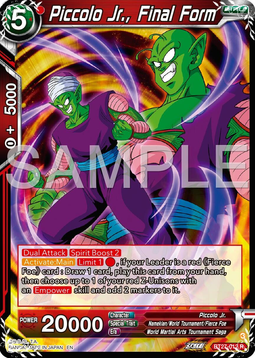 Piccolo Jr., Final Form (BT27-012) [History of Z] | Good Games Adelaide SA