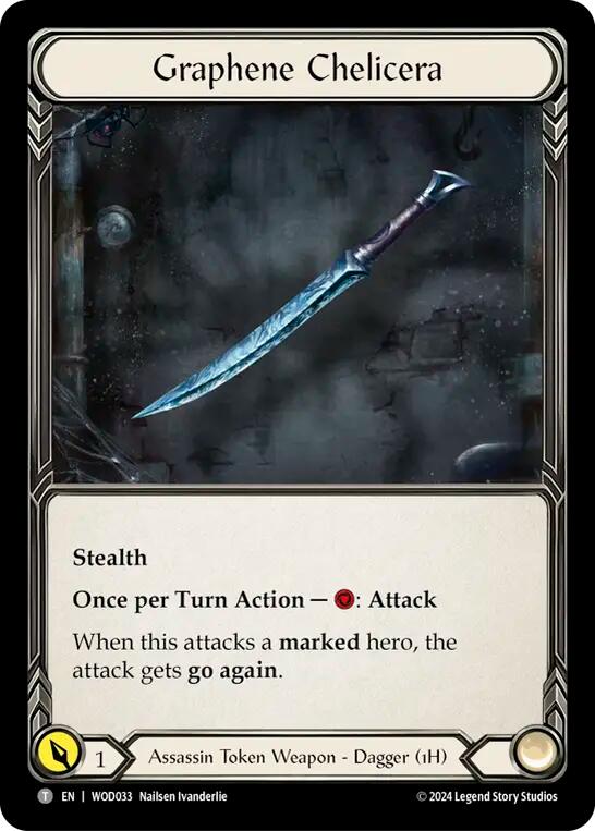 Graphene Chelicera [WOD033 // WOD034] (The Hunted Arakni, Web of Deceit Blitz Deck) | Good Games Adelaide SA