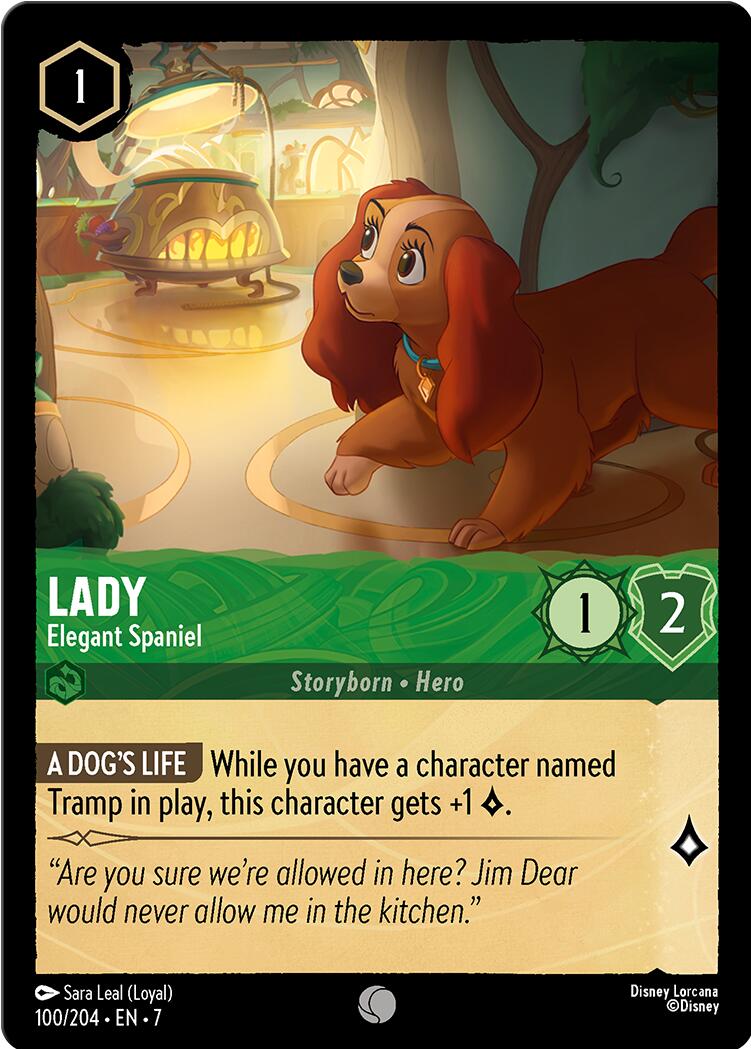 Lady - Elegant Spaniel (100/204) [Archazia's Island] | Good Games Adelaide SA