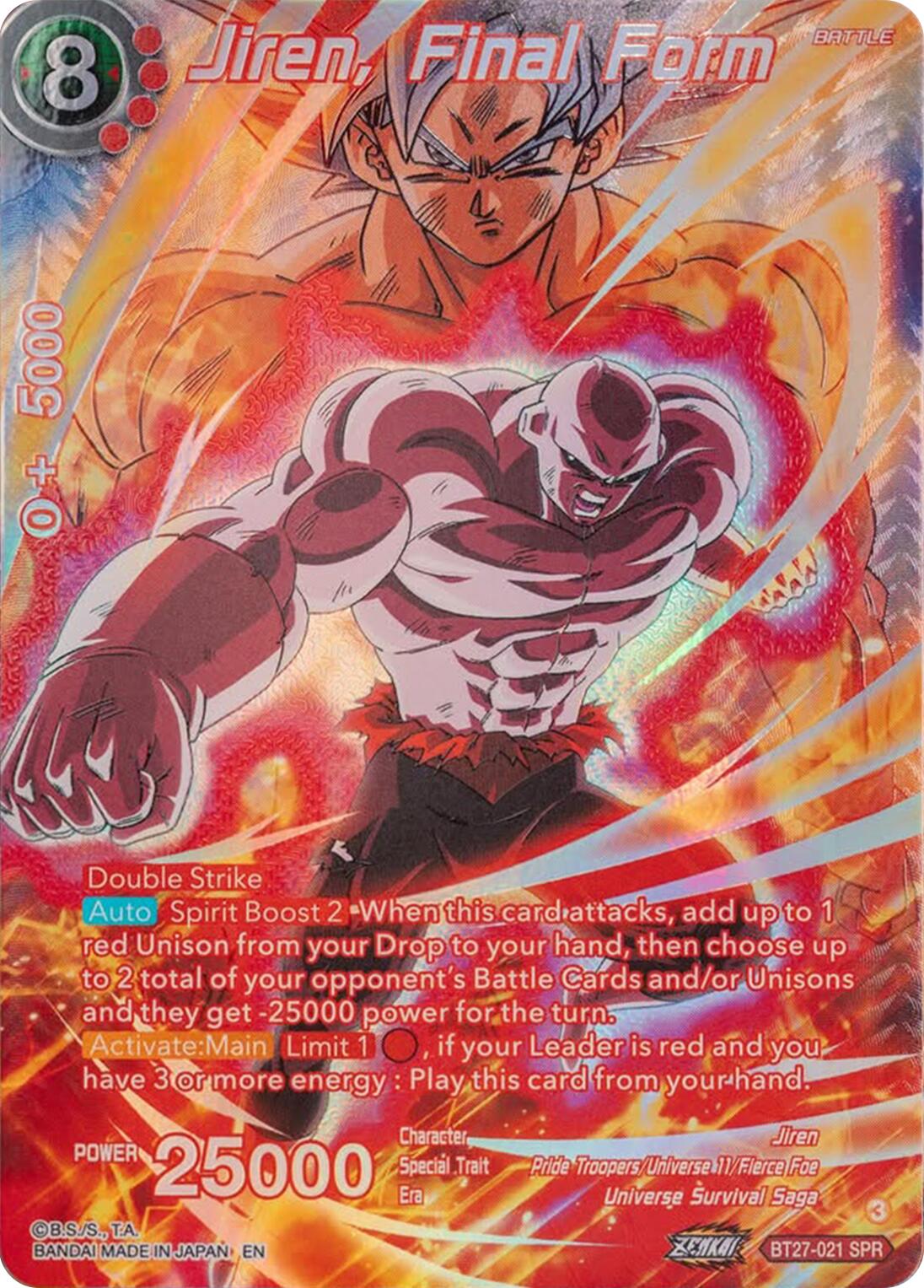 Jiren, Final Form (SPR) (BT27-021) [History of Z] | Good Games Adelaide SA
