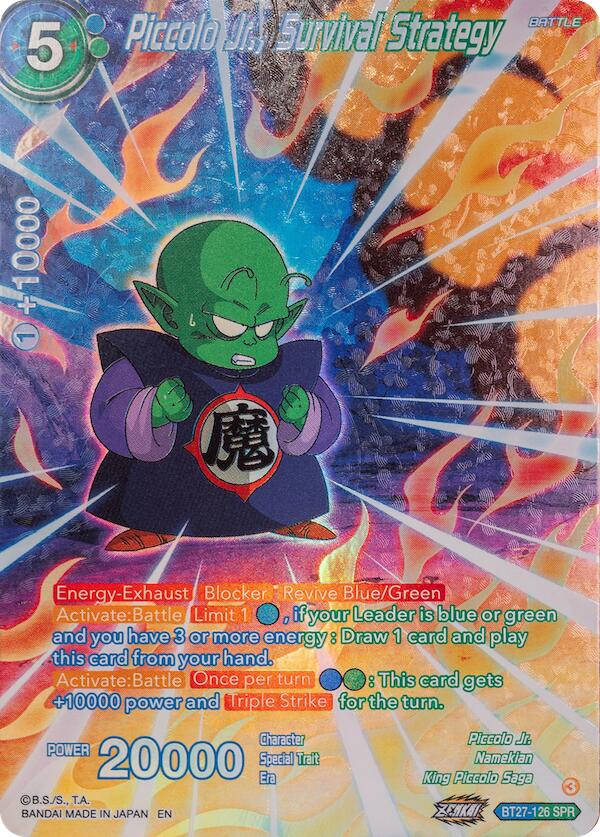 Piccolo Jr., Survival Strategy (SPR) (BT27-126) [History of Z] | Good Games Adelaide SA