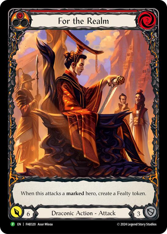 For the Realm [FAB320] (Promo)  Rainbow Foil | Good Games Adelaide SA