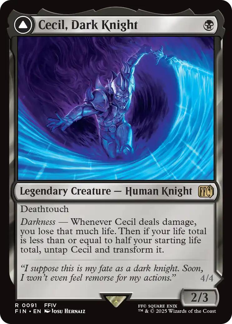 Cecil, Dark Knight // Cecil, Redeemed Paladin [FINAL FANTASY] | Good Games Adelaide SA