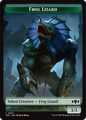 Frog Lizard // Dragon (0014) Double-Sided Token [Tarkir: Dragonstorm Commander Tokens] | Good Games Adelaide SA