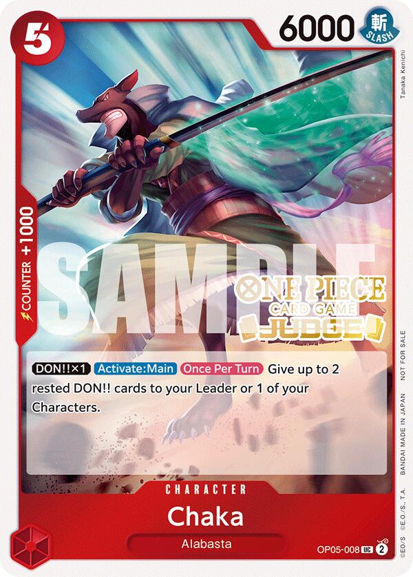 Chaka (Judge Pack Vol. 5) [One Piece Promotion Cards] | Good Games Adelaide SA