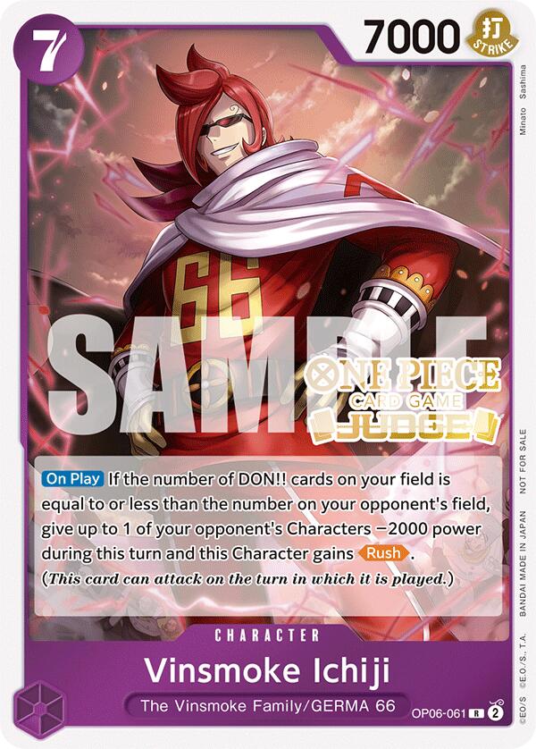Vinsmoke Ichiji (Judge Pack Vol. 5) [One Piece Promotion Cards] | Good Games Adelaide SA