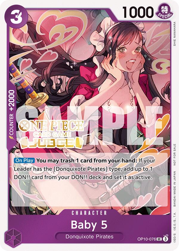 Baby 5 (Judge Pack Vol. 5) [One Piece Promotion Cards] | Good Games Adelaide SA