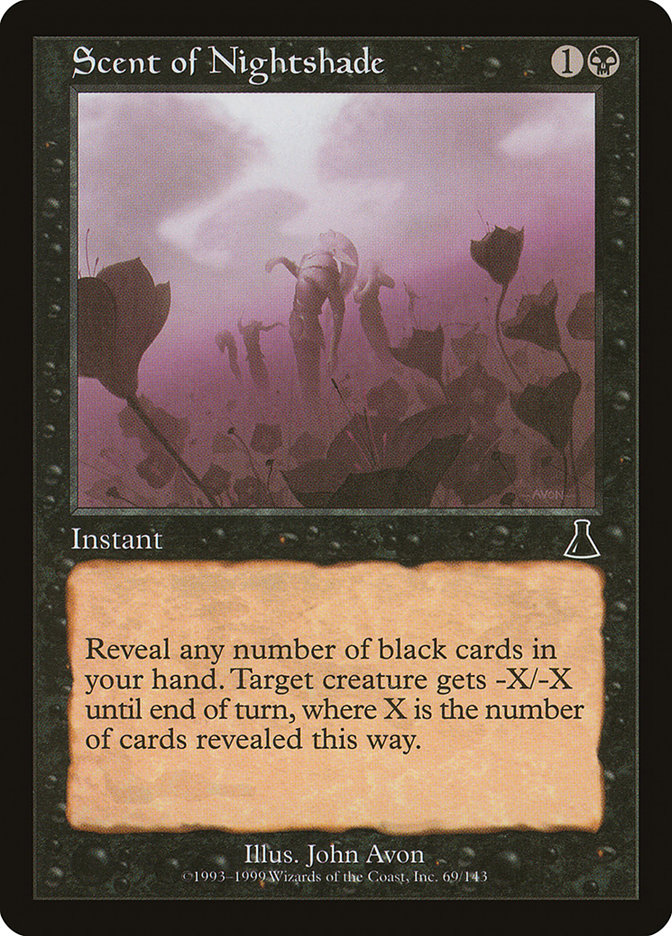 Scent of Nightshade 69 (Urza's Destiny)  - Foil | Good Games Adelaide SA