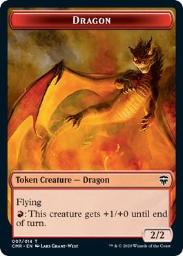 Dragon Golem Double Sided Token 7 // 9 (Commander Legends)  - Foil | Good Games Adelaide SA