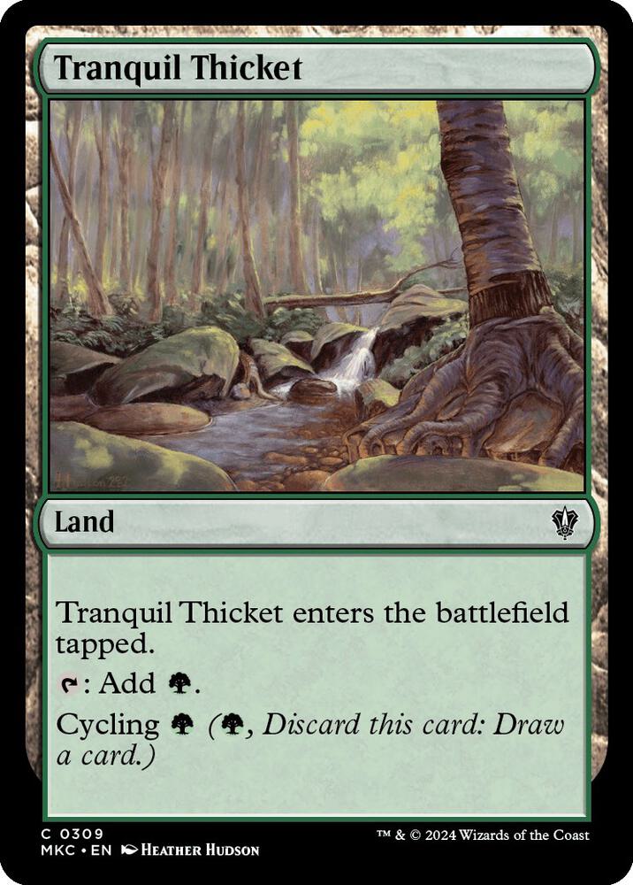 Tranquil Thicket 309 (Commander: Murders at Karlov Manor)  | Good Games Adelaide SA
