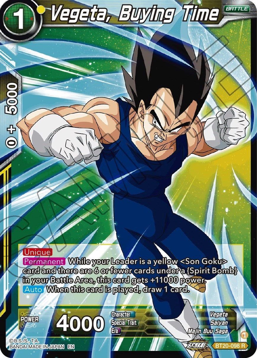 Vegeta, Buying Time (BT20-098) [Power Absorbed] | Good Games Adelaide SA