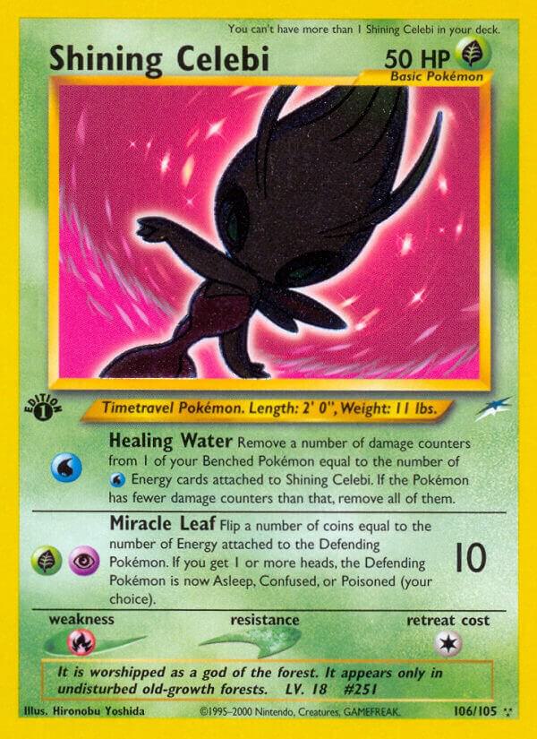 Shining Celebi 106/105 (Neo Destiny)  - 1st Edition Holofoil | Good Games Adelaide SA