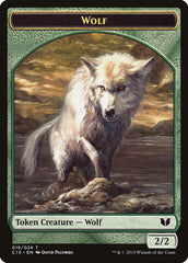 Spider // Wolf Double-Sided Token [Commander 2015 Tokens] | Good Games Adelaide SA