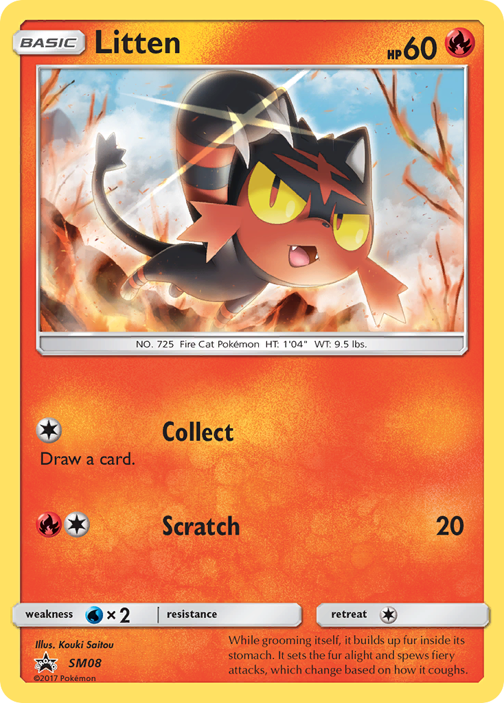 Litten (SM08) [Sun & Moon: Black Star Promos] | Good Games Adelaide SA