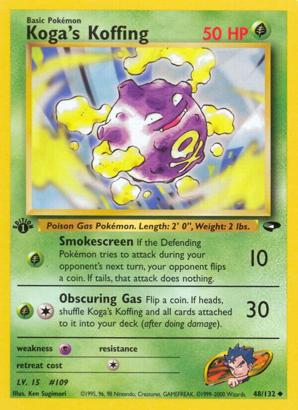Koga's Koffing 048/132 (Gym Challenge)  - 1st Edition | Good Games Adelaide SA