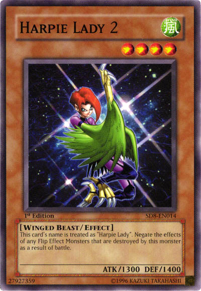 Harpie Lady 2 [SD8-EN014] Common | Good Games Adelaide SA