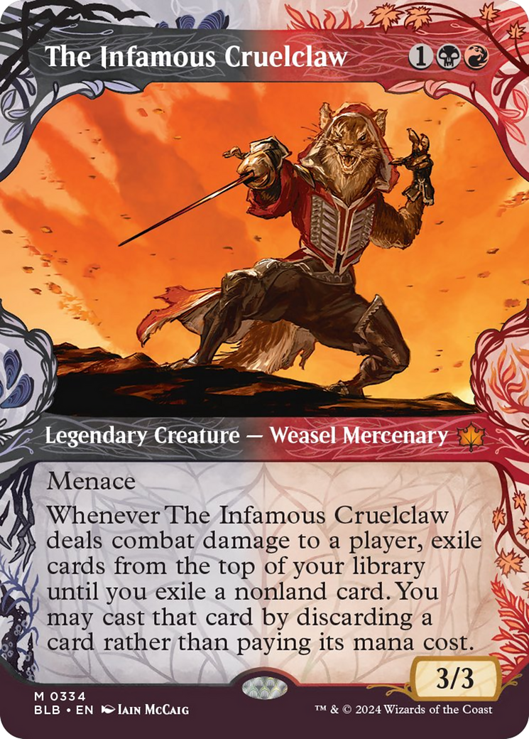 The Infamous Cruelclaw (Showcase) [Bloomburrow] | Good Games Adelaide SA