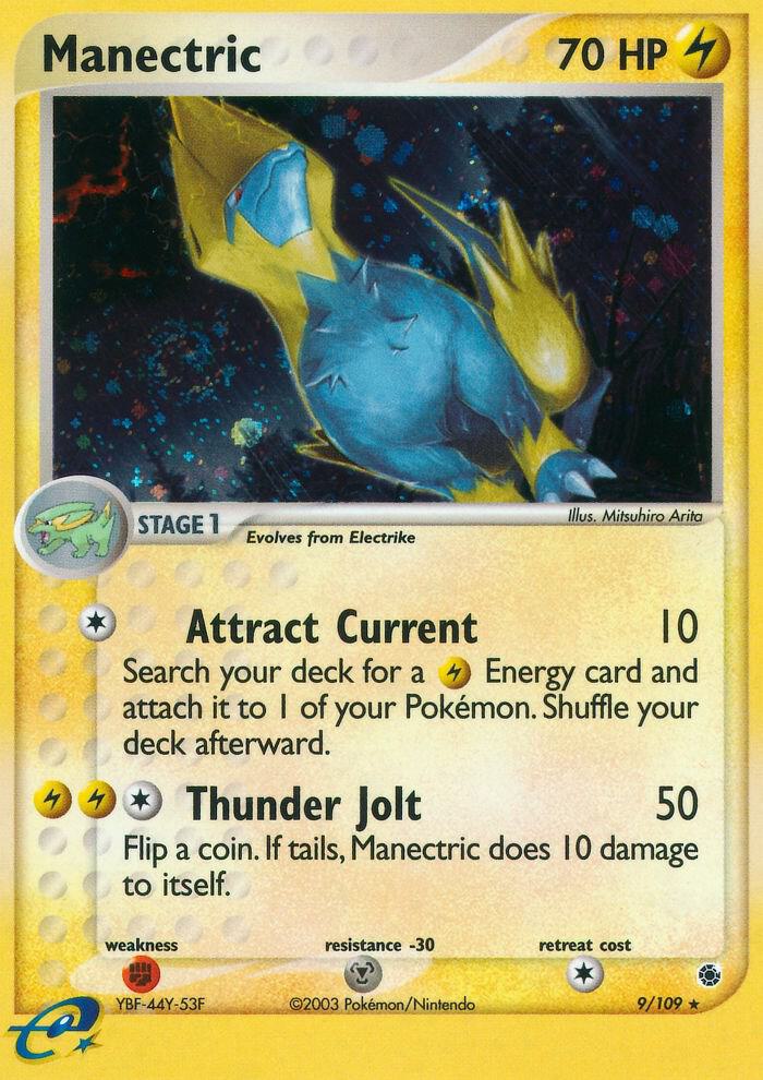 Manectric 9 109 9/109 (Ruby and Sapphire)  - Holofoil | Good Games Adelaide SA