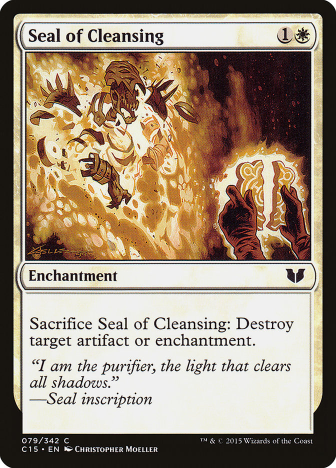 Seal of Cleansing [Commander 2015] | Good Games Adelaide SA