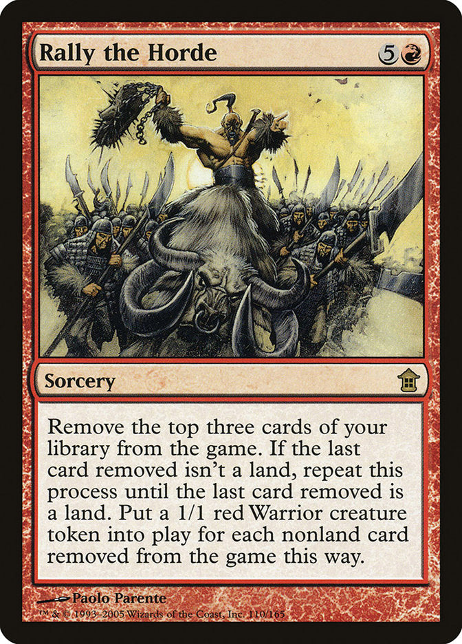 Rally the Horde 110 (Saviors of Kamigawa)  - Foil | Good Games Adelaide SA