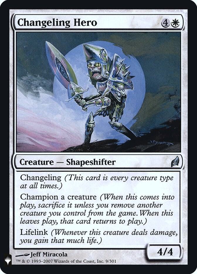 Changeling Hero 9 (The List Reprints)  - Foil | Good Games Adelaide SA