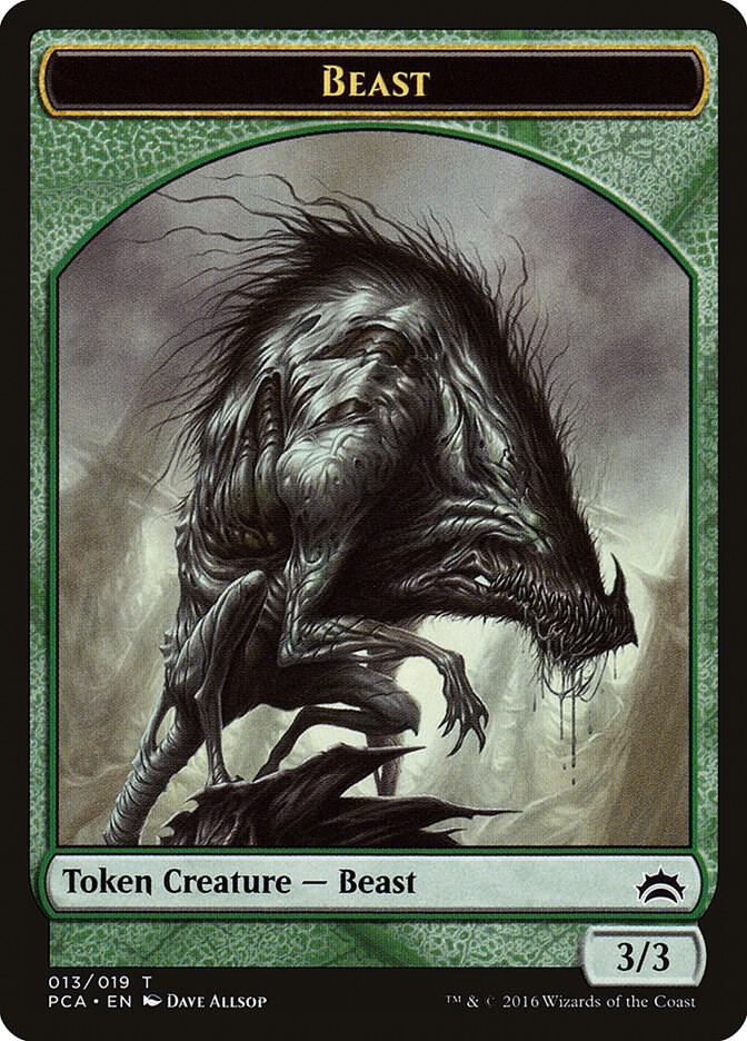 Beast // Saproling 13 // 19 (Planechase Anthology)  | Good Games Adelaide SA