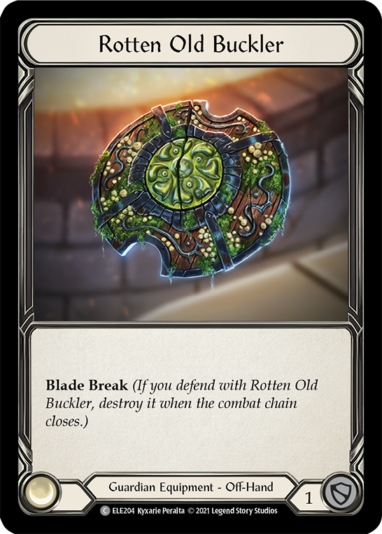 Rotten Old Buckler [ELE204] (Tales of Aria)  1st Edition Cold Foil | Good Games Adelaide SA