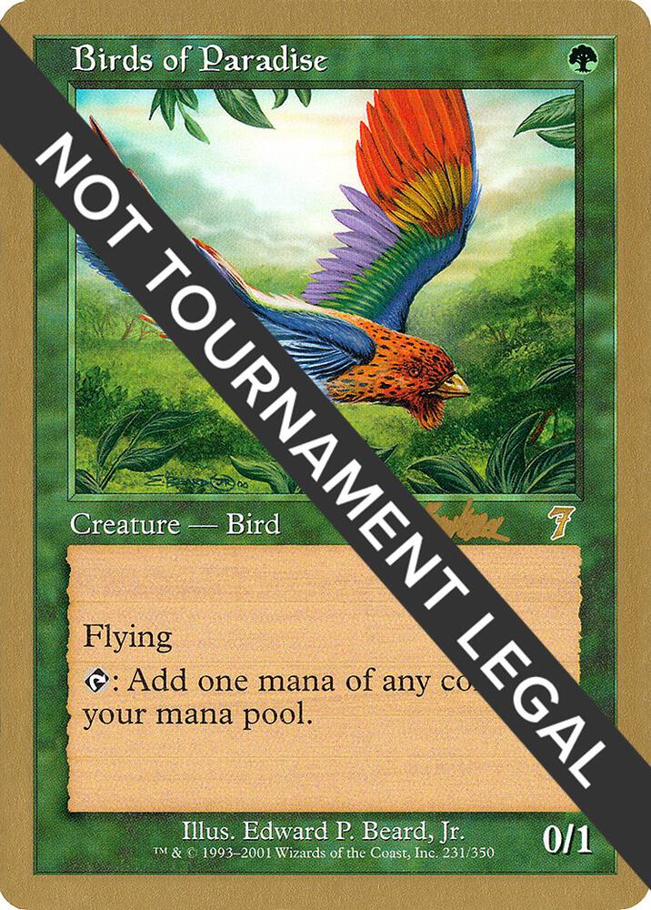 Birds of Paradise 2002 Brian Kibler 7ED bk231/153 (World Championship Decks)  | Good Games Adelaide SA