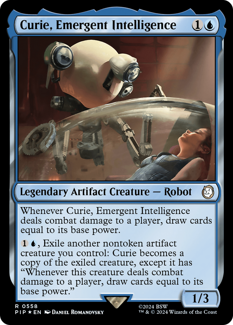 Curie, Emergent Intelligence (Surge Foil) [Fallout] | Good Games Adelaide SA