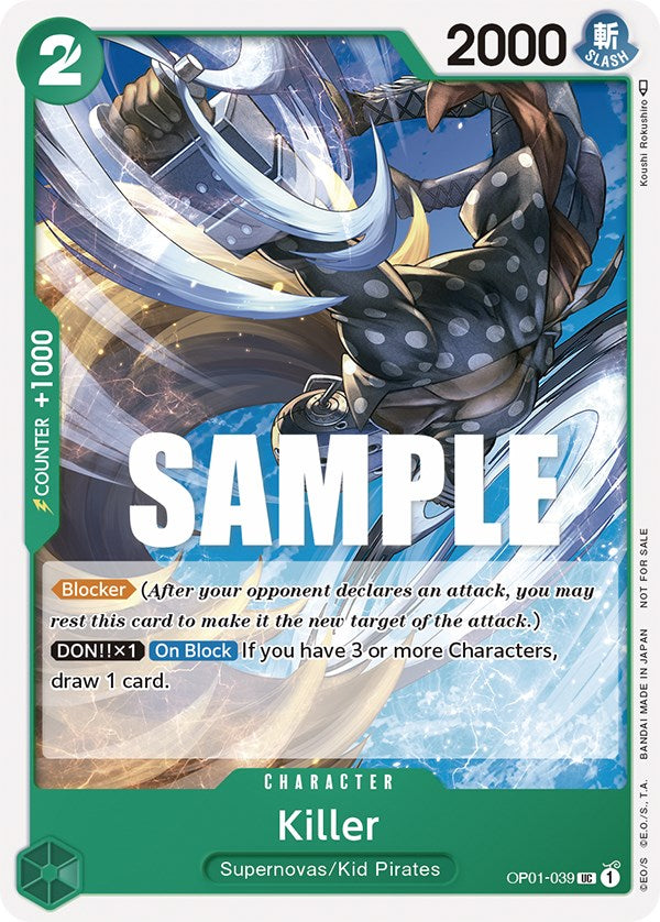 Killer (Promotion Pack 2023) [One Piece Promotion Cards] | Good Games Adelaide SA