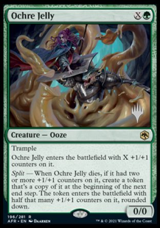 Ochre Jelly (Promo Pack) [Dungeons & Dragons: Adventures in the Forgotten Realms Promos] | Good Games Adelaide SA