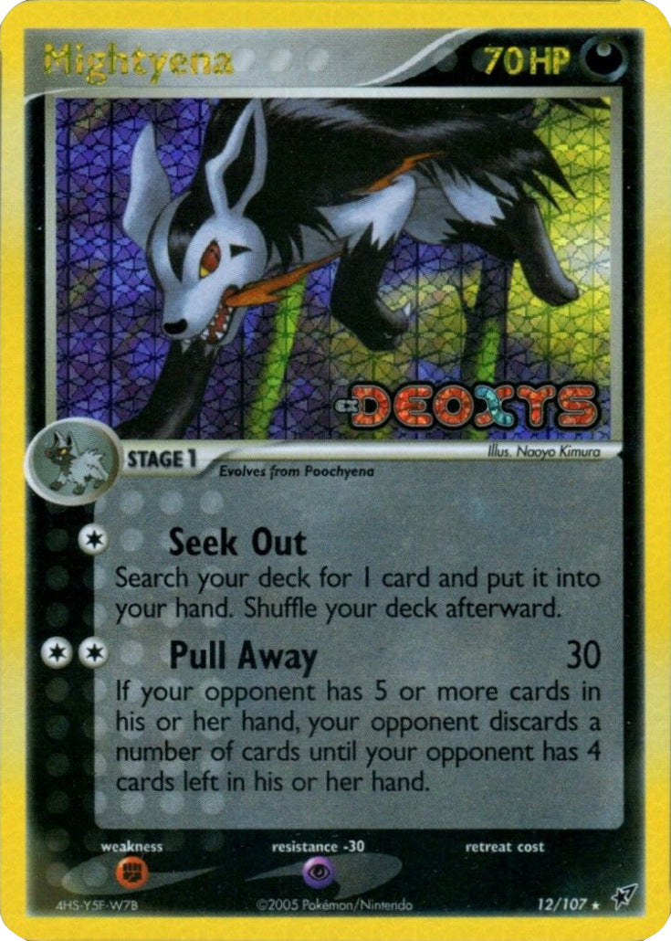 Mightyena (12/107) (Stamped) [EX: Deoxys] | Good Games Adelaide SA