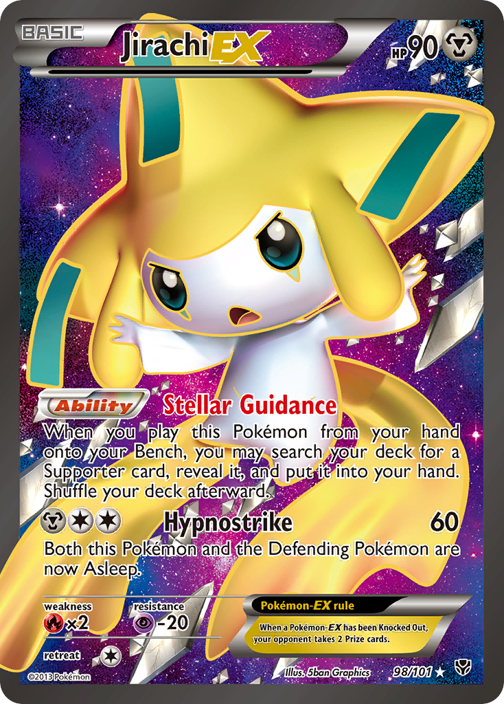 Jirachi EX (98/101) [Black & White: Plasma Blast] | Good Games Adelaide SA