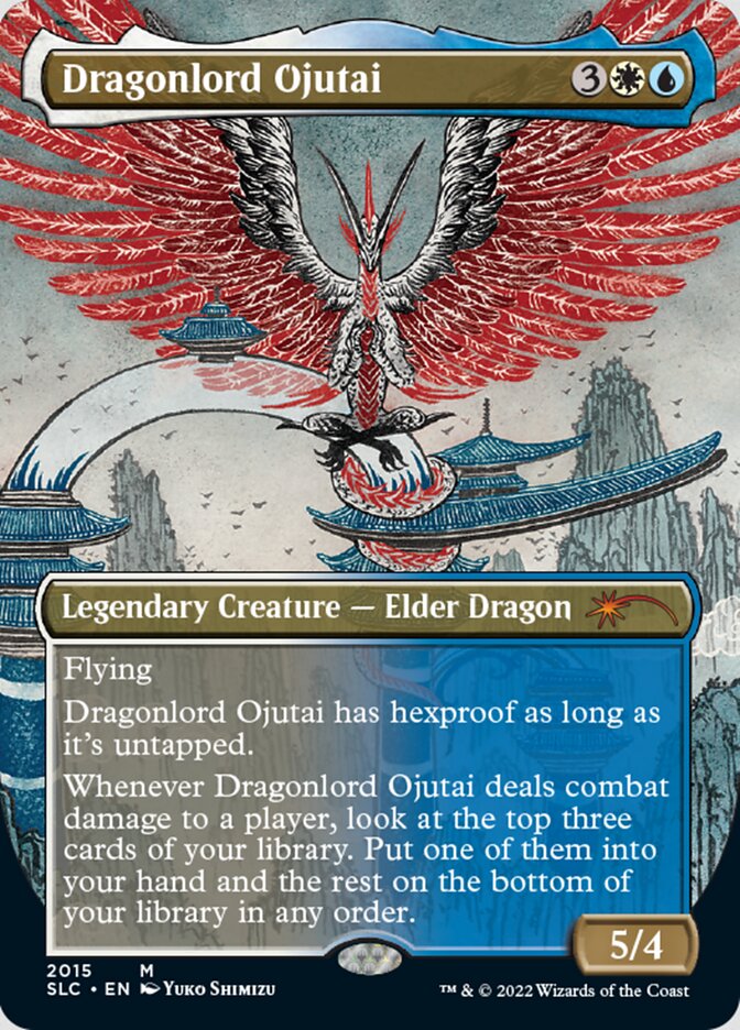 Dragonlord Ojutai (Borderless) [Secret Lair 30th Anniversary Countdown Kit] | Good Games Adelaide SA