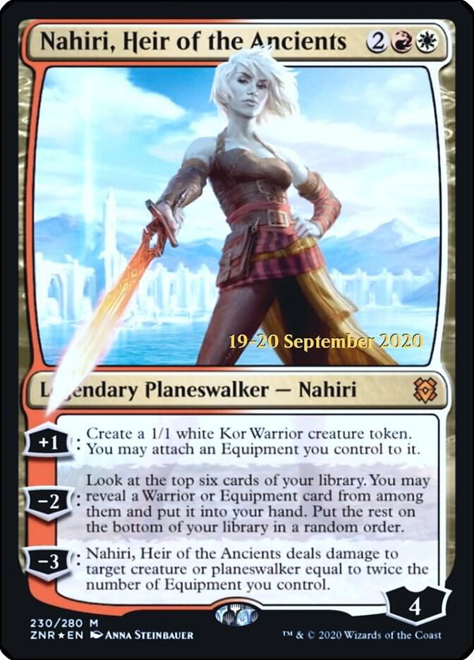 Nahiri Heir of the Ancients 230 (Prerelease Cards)  - Foil | Good Games Adelaide SA